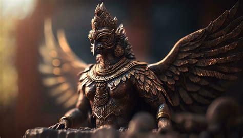 Taming the Garuda – An Exquisite Exploration of Javanese Mythology and Power Dynamics Through Vivid Bronze!